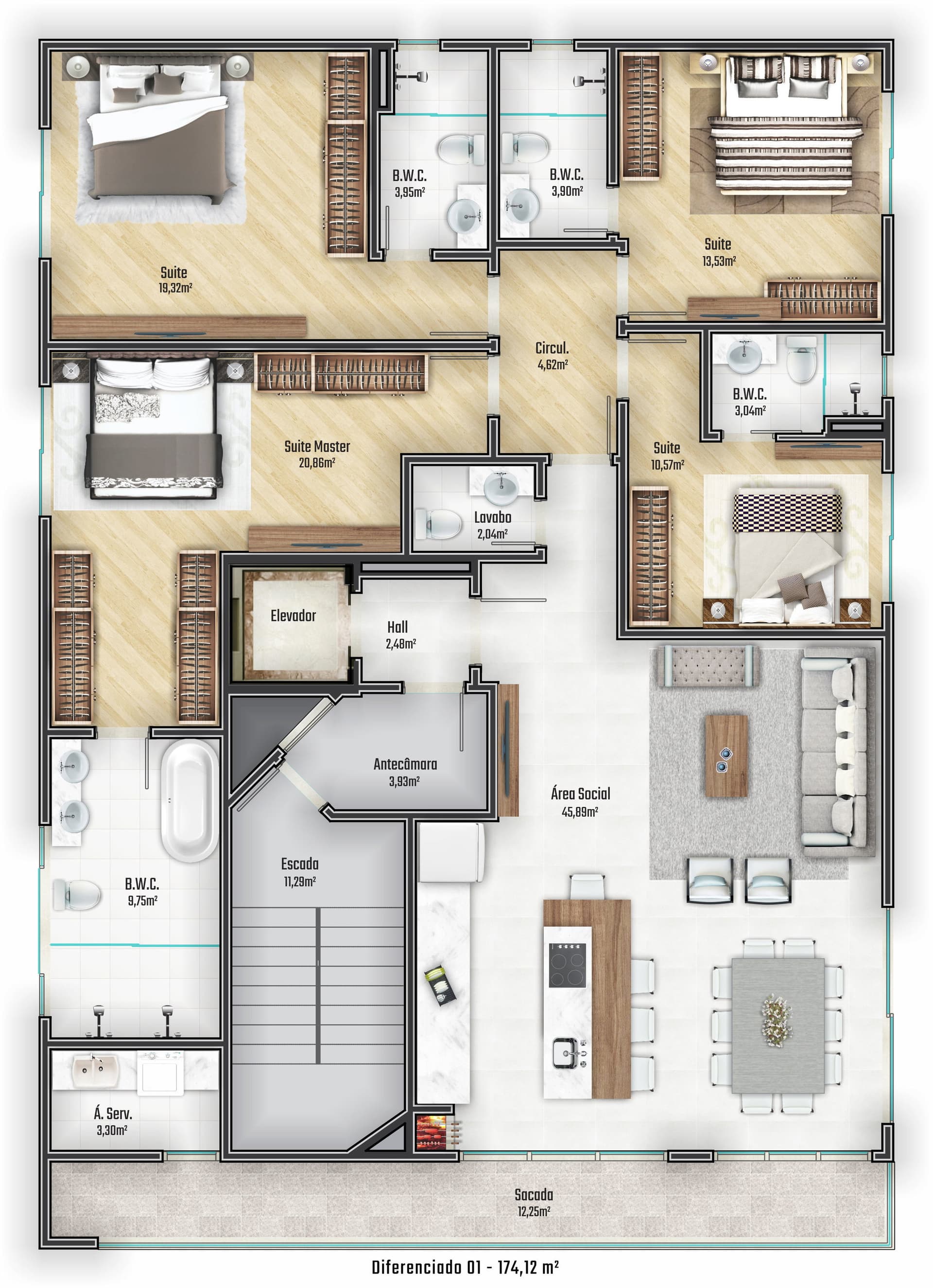 Planta 3 de Brava22