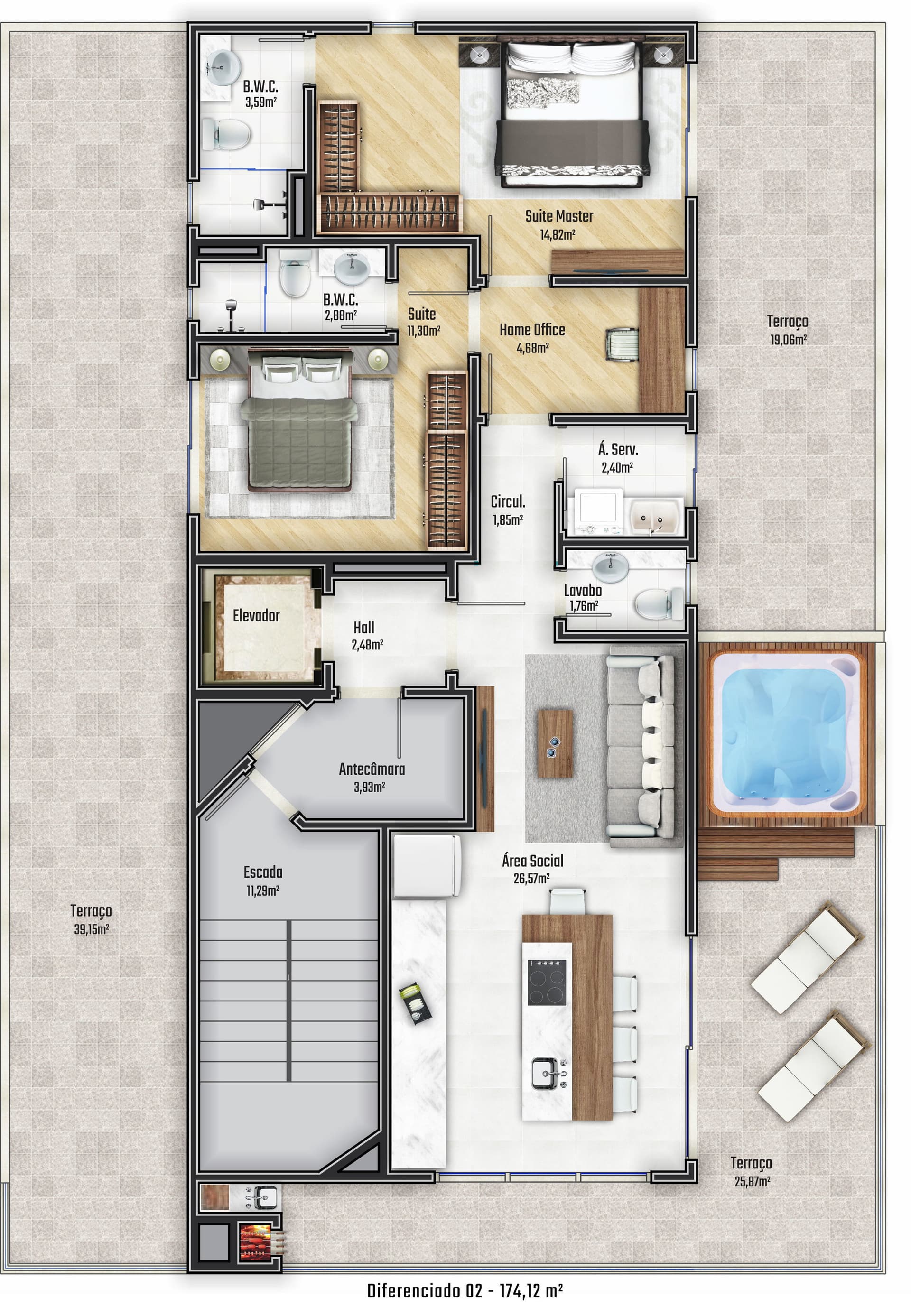 Planta 4 de Brava22