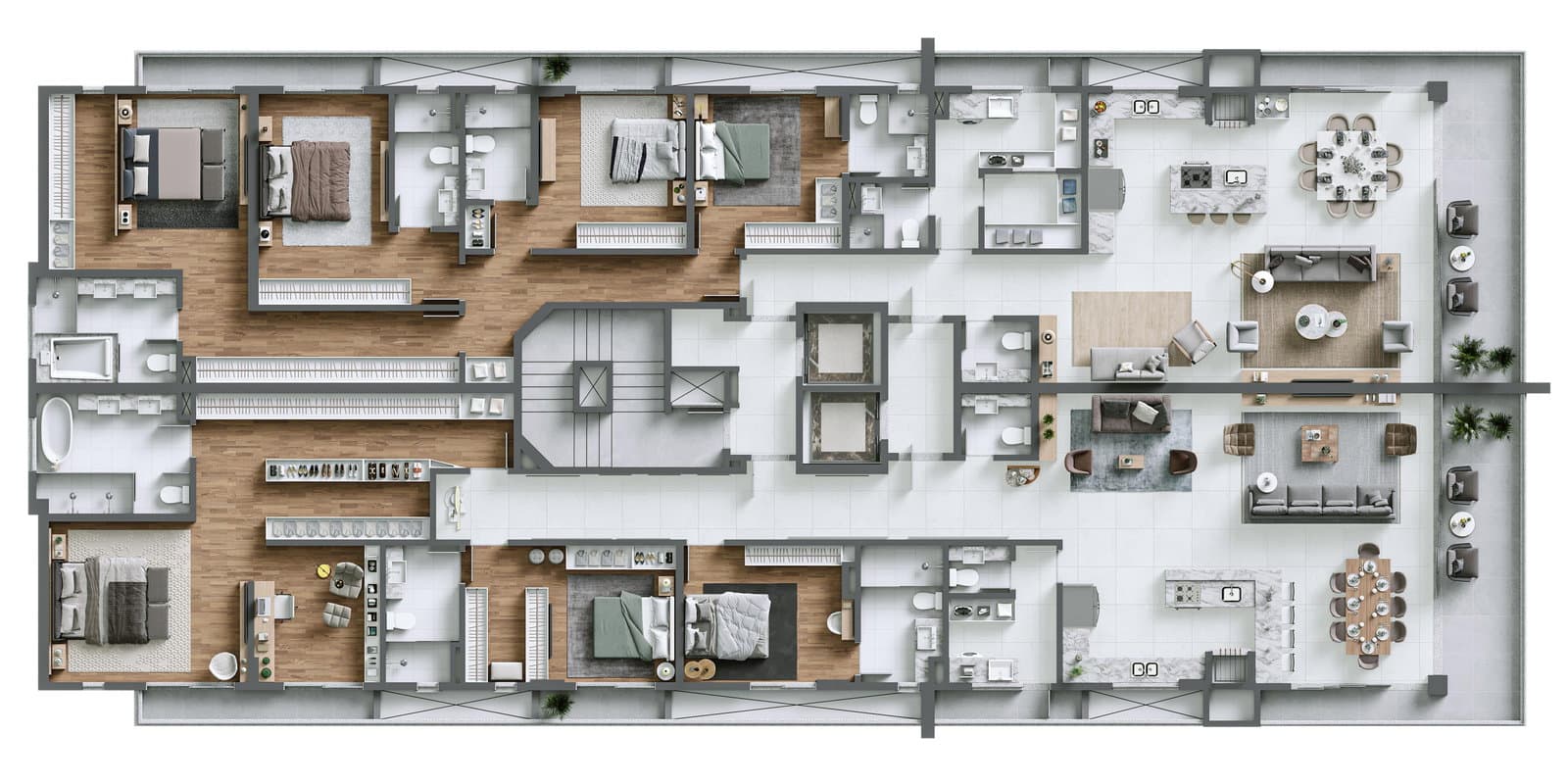 Planta 4 de Bay House Residence