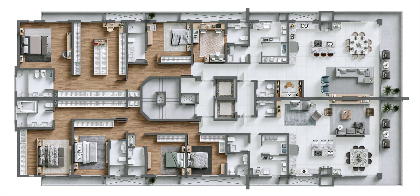 Planta 6 de Bay House Residence