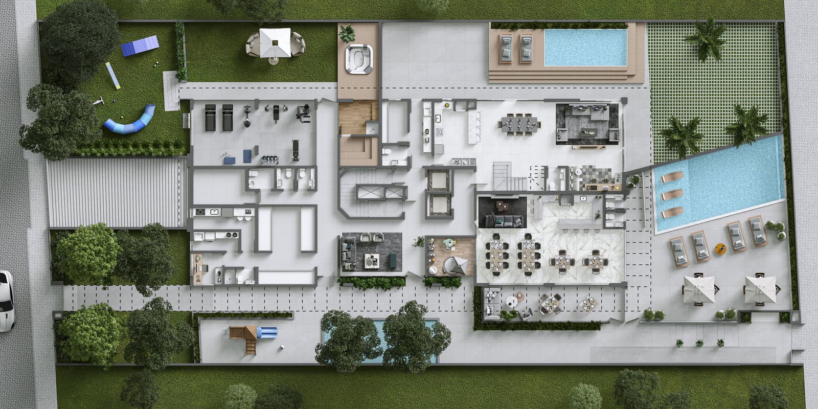 Planta 1 de Bay House Residence