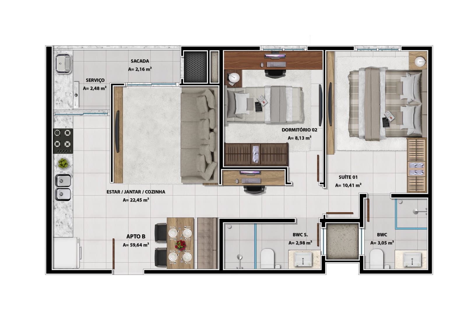 Planta 3 de North Brava