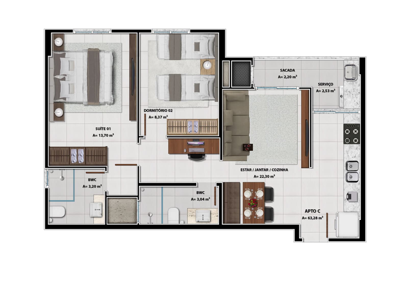 Planta 4 de North Brava