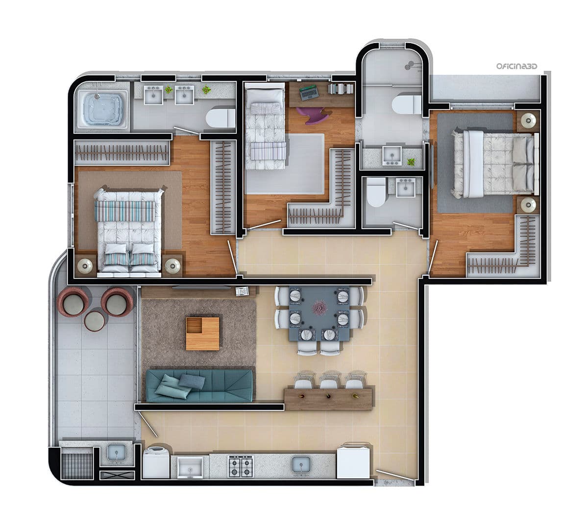 Planta 7 de Atmos Beach