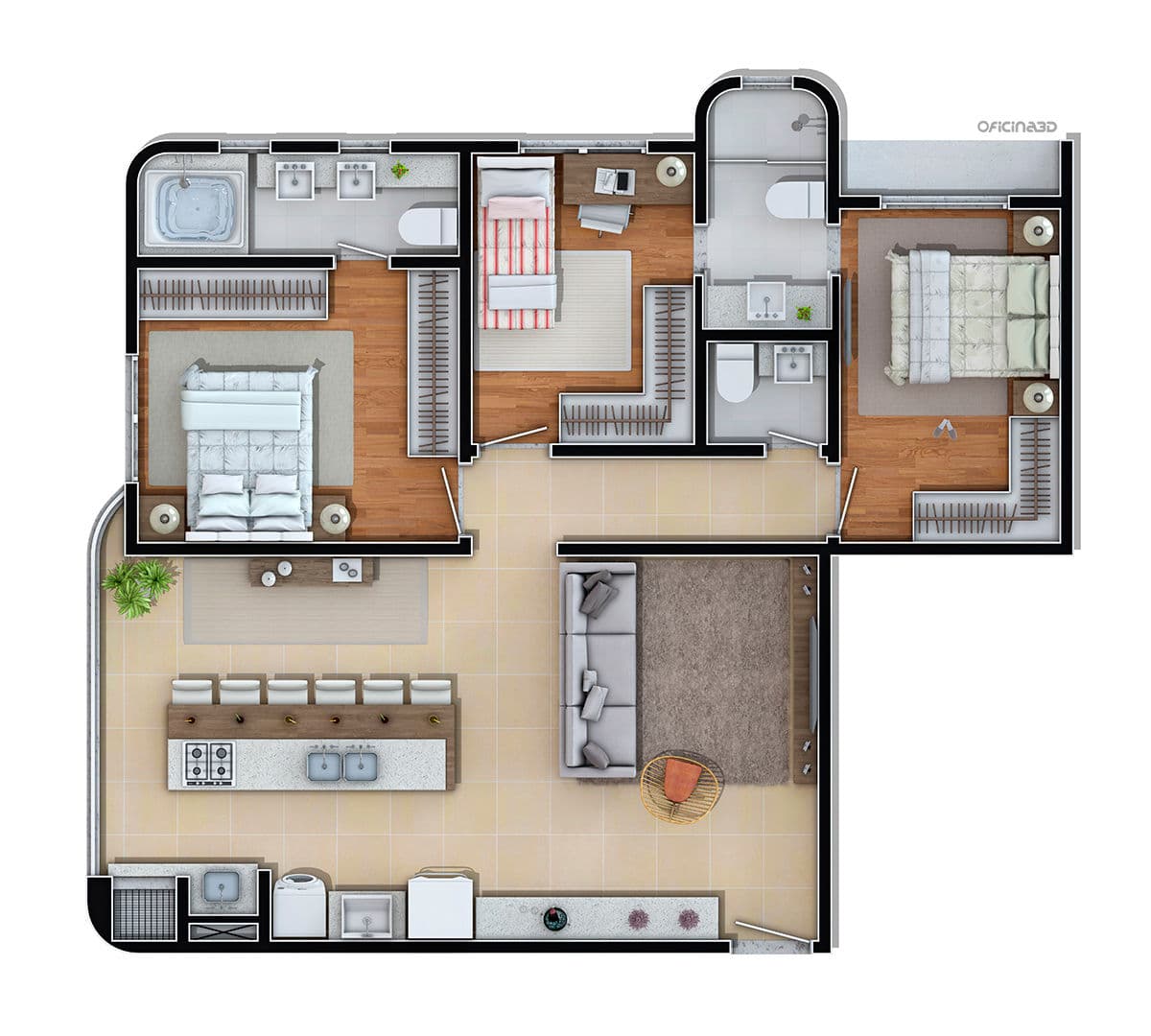 Planta 8 de Atmos Beach