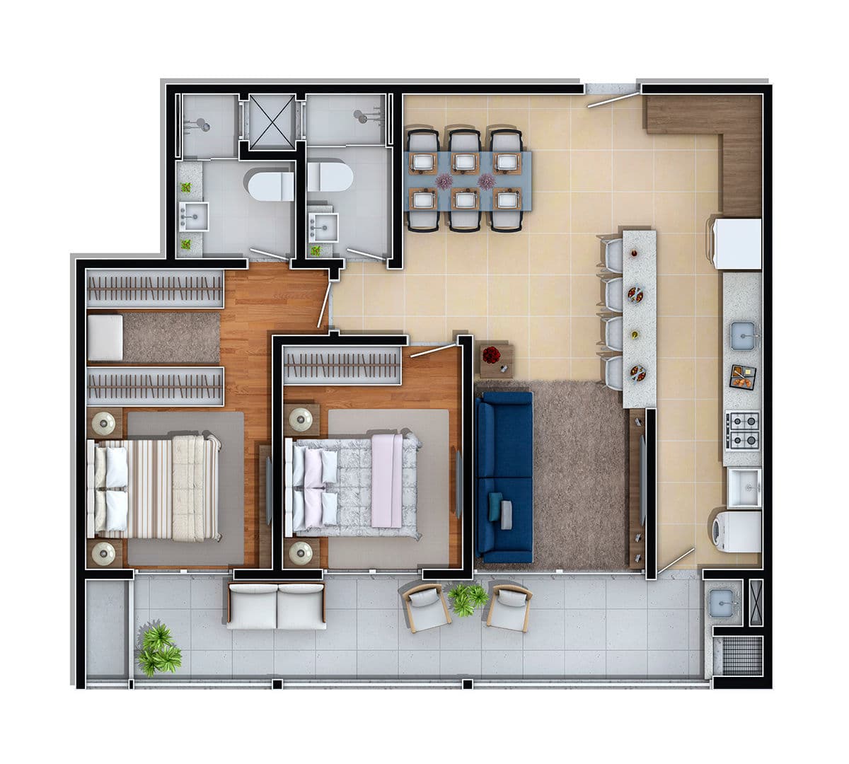 Planta 5 de Atmos Beach