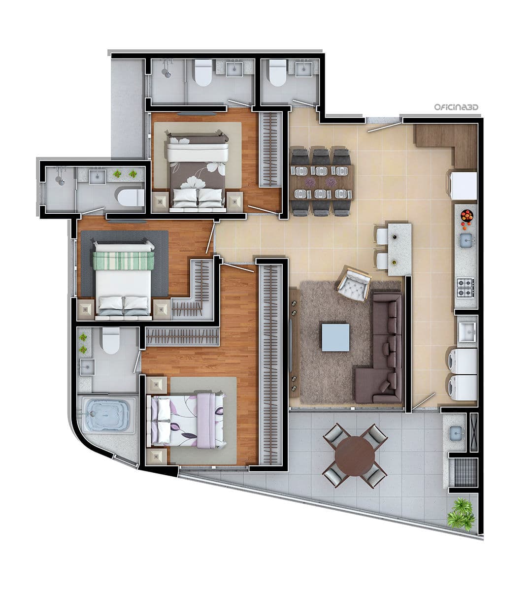 Planta 6 de Atmos Beach