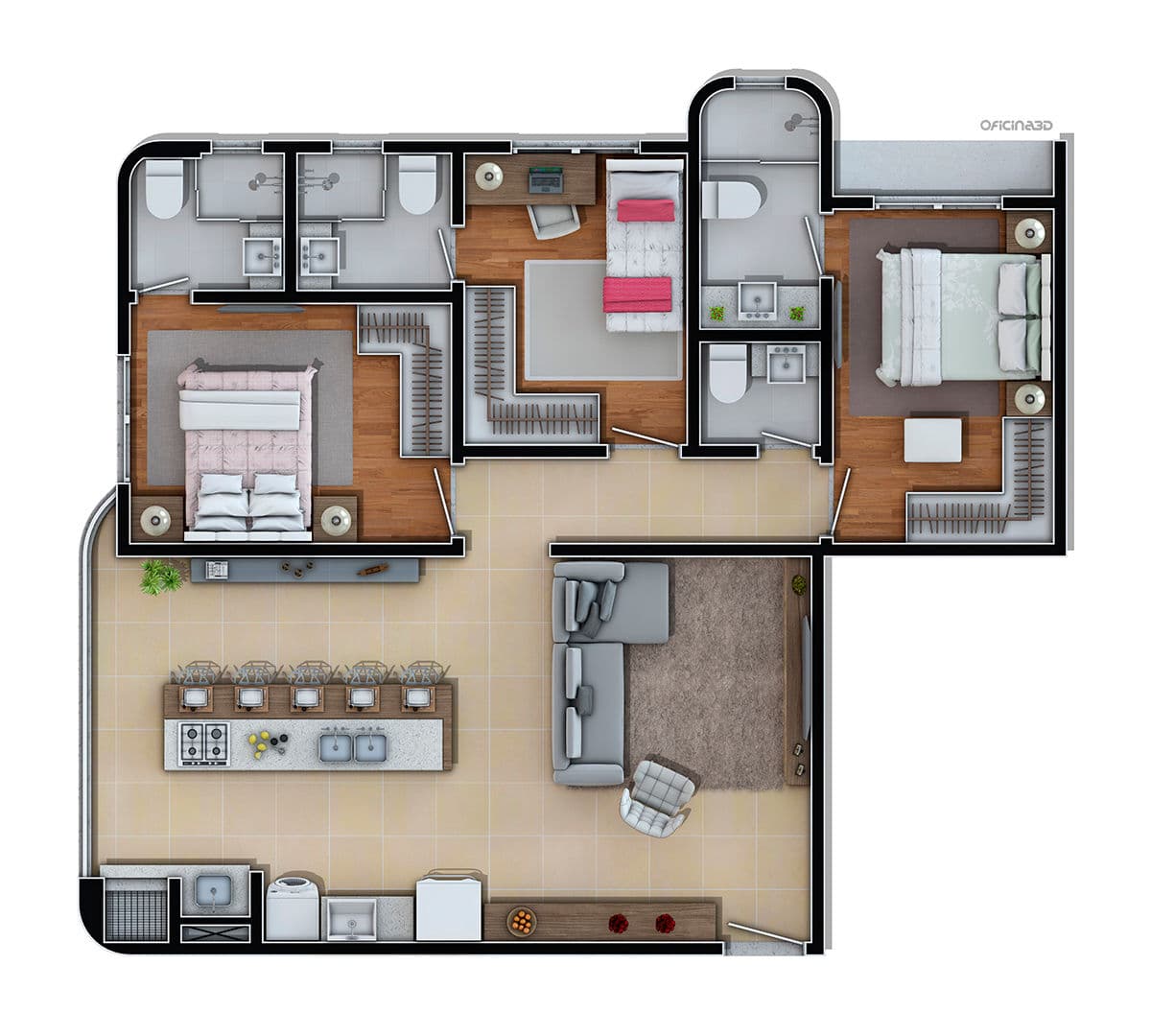 Planta 3 de Atmos Beach