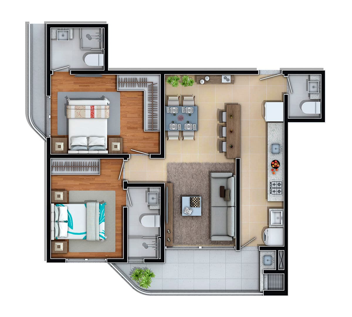 Planta 10 de Atmos Beach