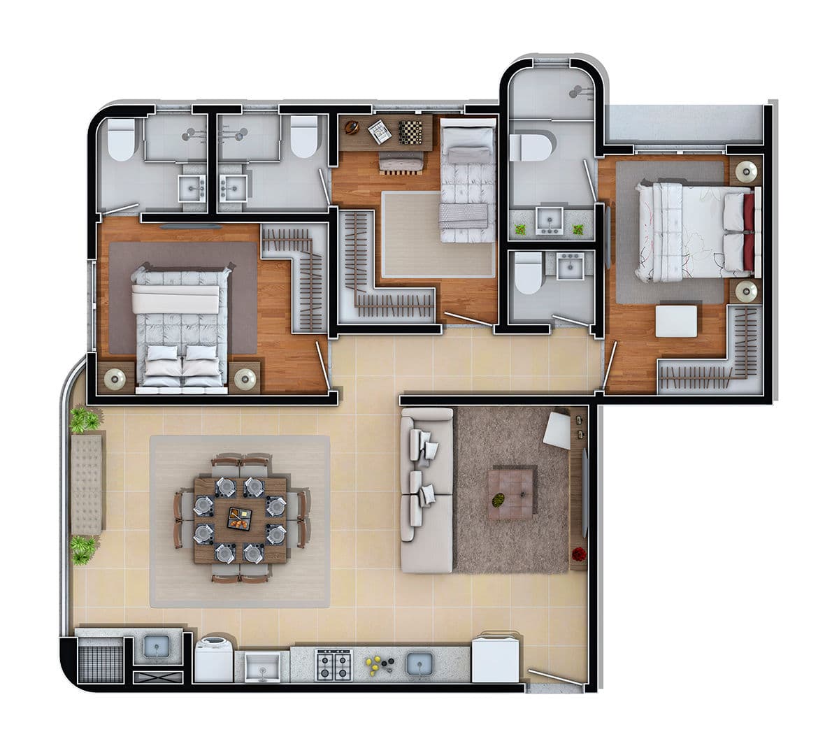 Planta 4 de Atmos Beach