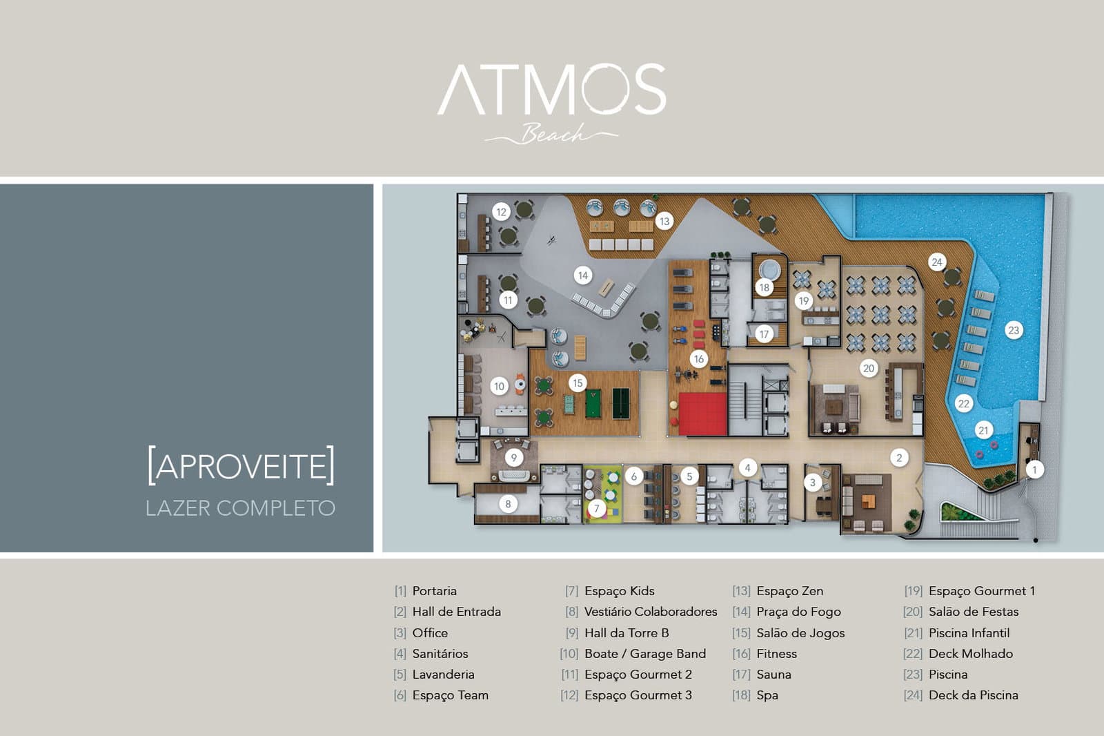 Planta 11 de Atmos Beach