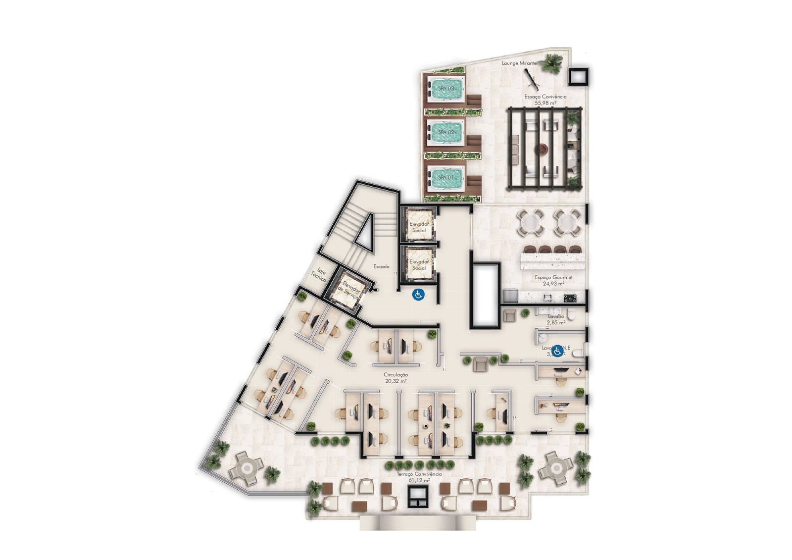 Planta 3 de One Palace