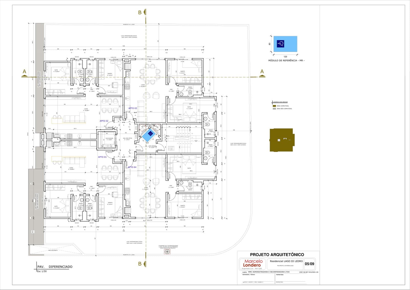 Planta 11 de Residencial Lago di Ledro