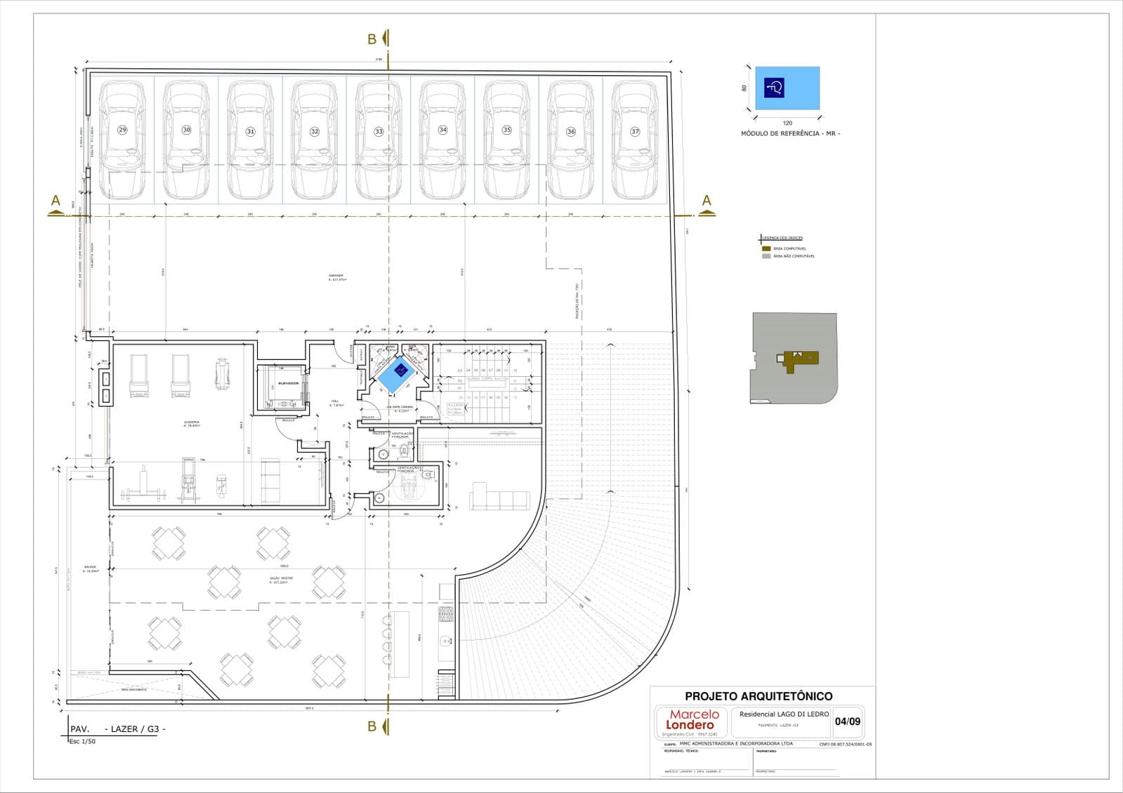 Planta 9 de Residencial Lago di Ledro