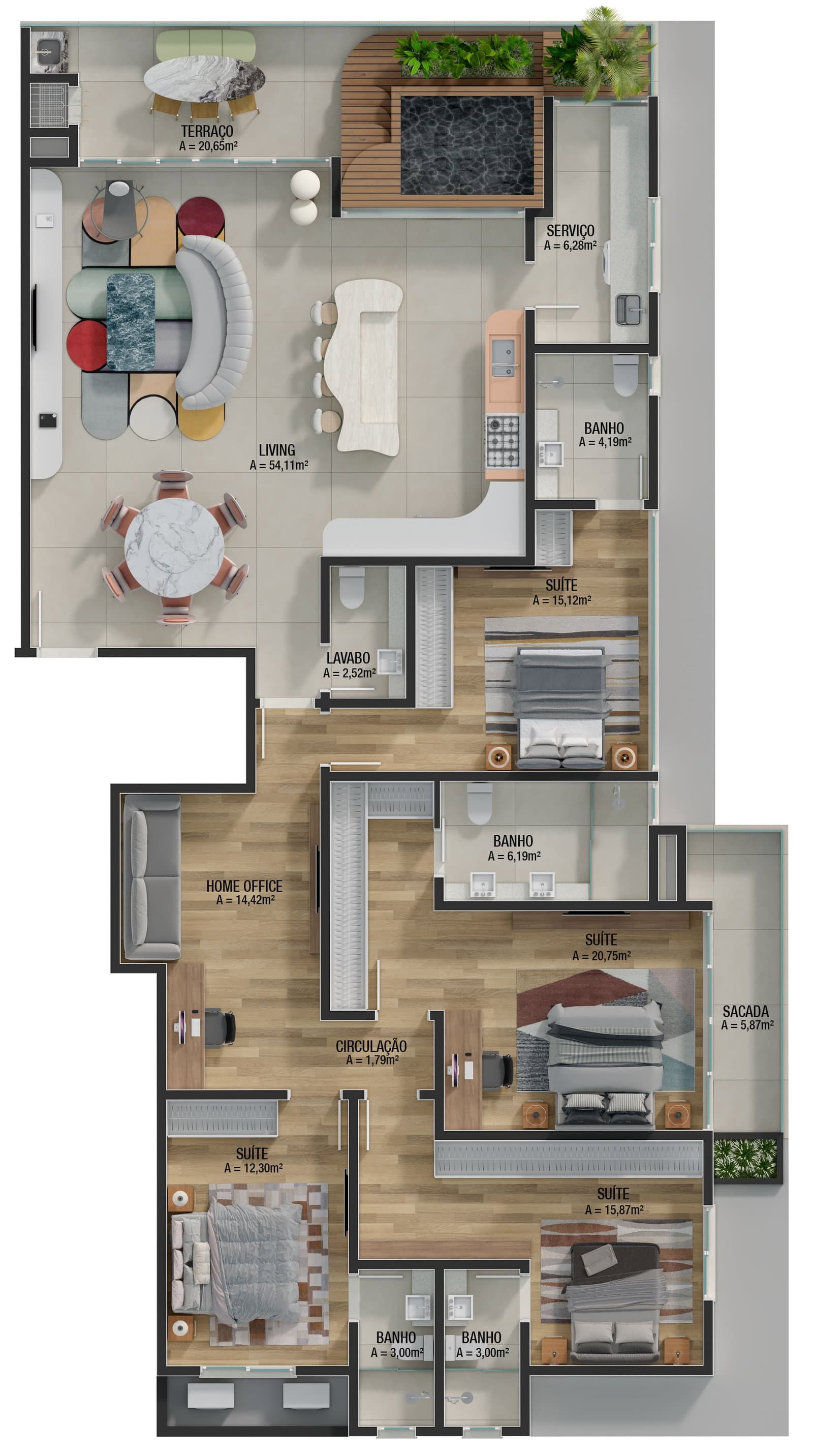 Planta 6 de Brava Ocean