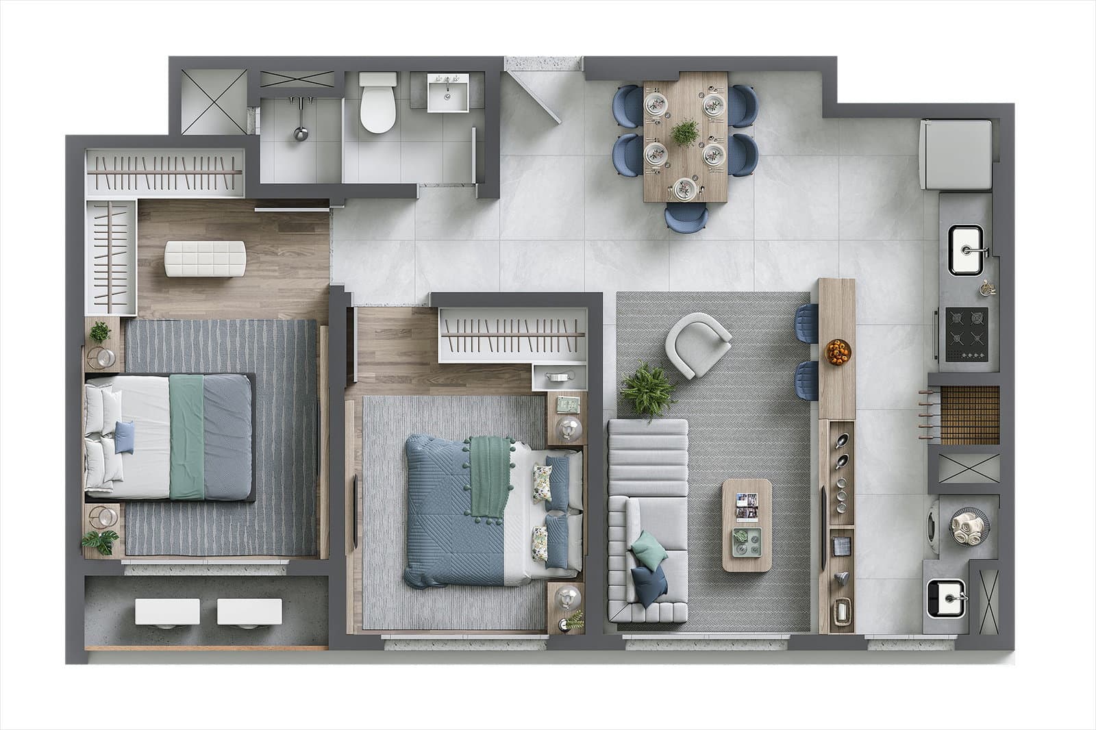 Planta 1 de Boulevard Jardins