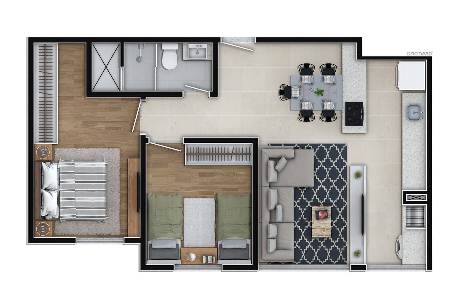 Planta 1 de Alameda Itamirim