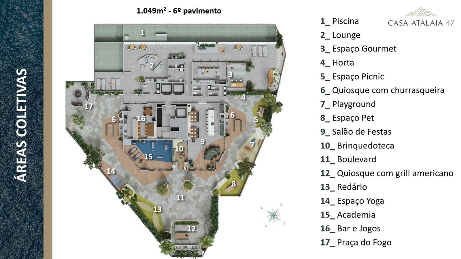Planta 2 de Casa Atalaia 47