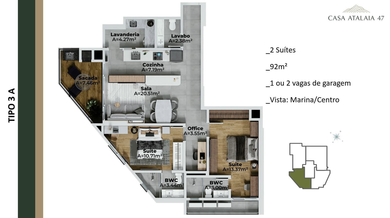 Planta 5 de Casa Atalaia 47