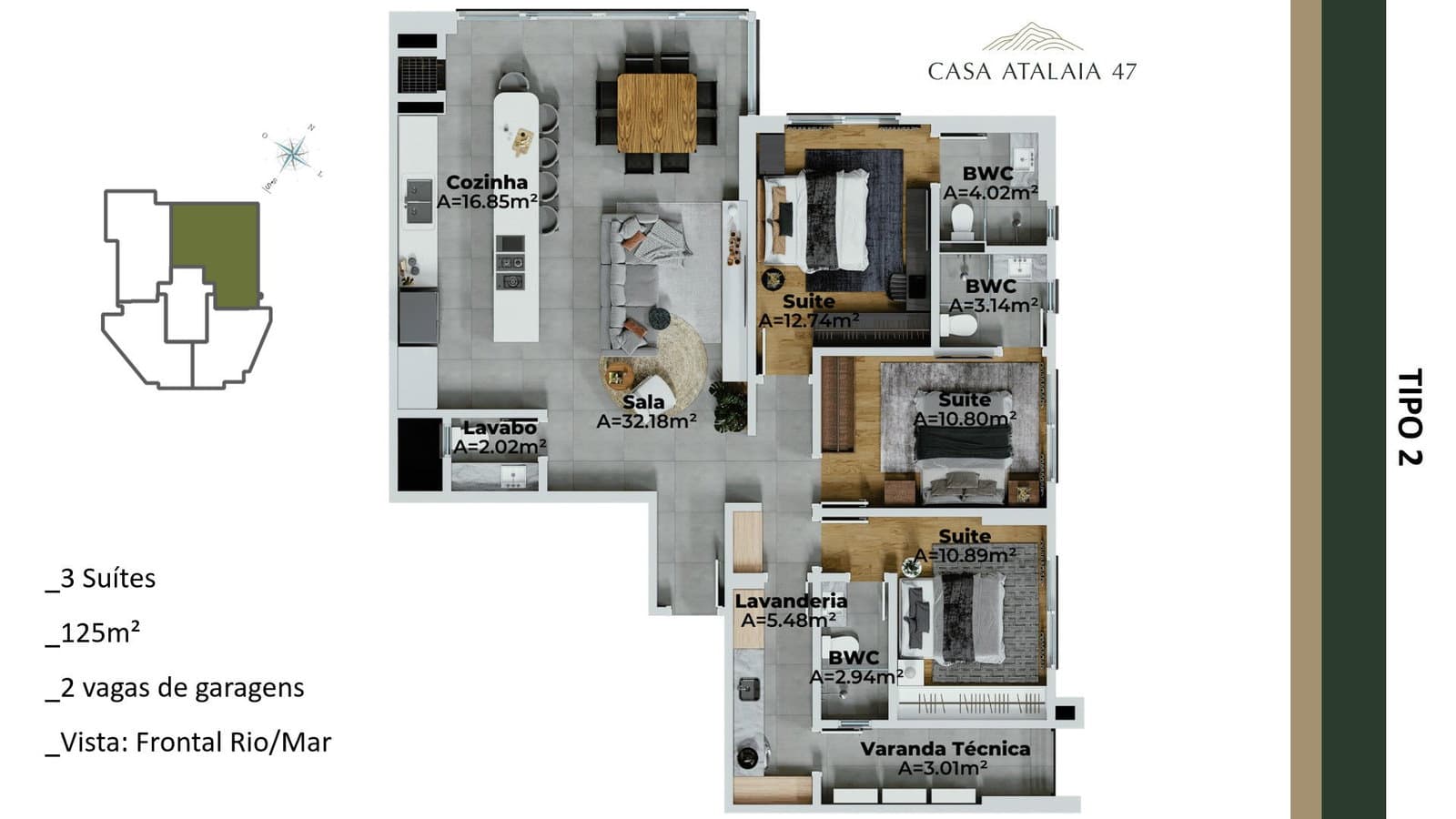 Planta 4 de Casa Atalaia 47
