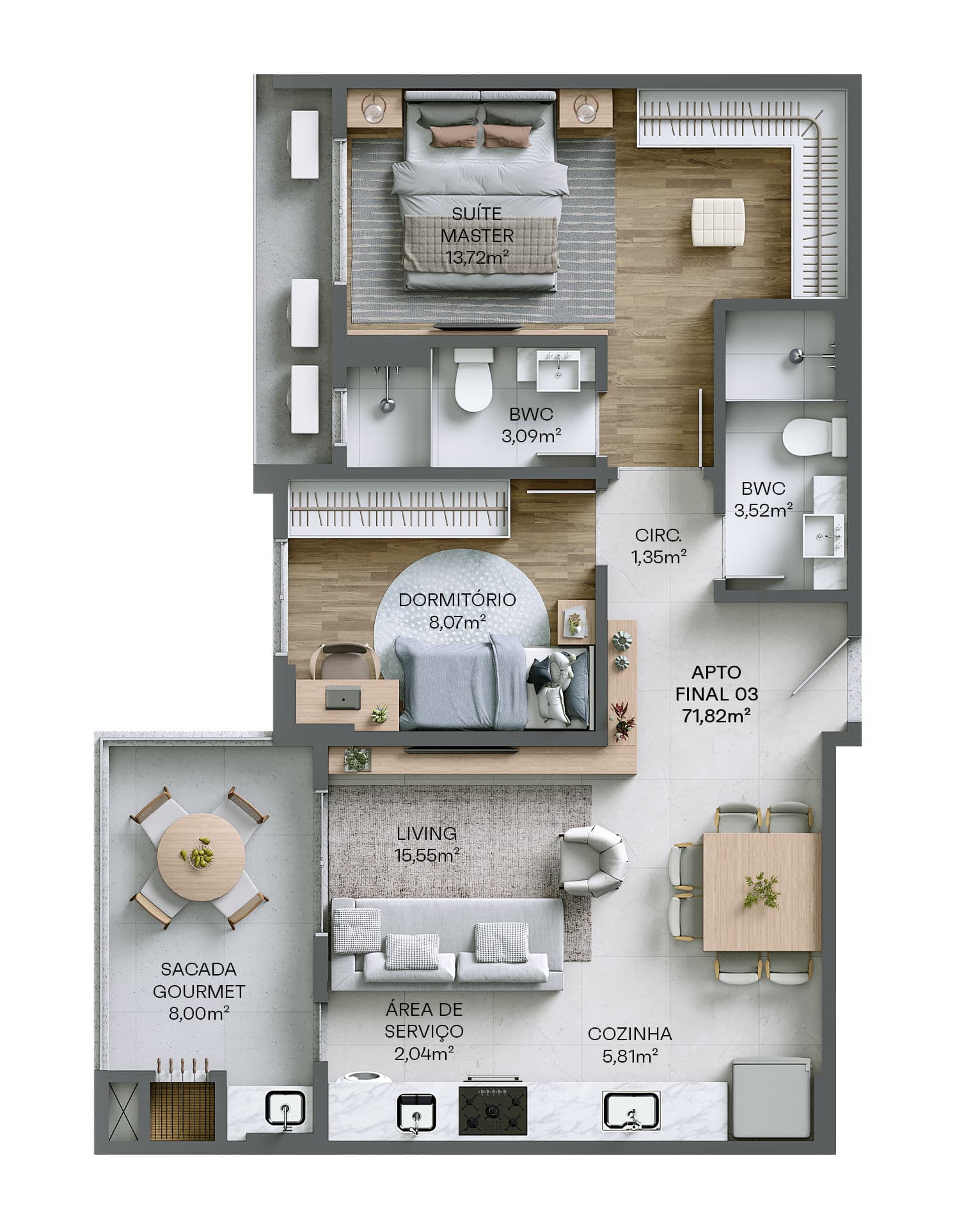 Planta 5 de Residencial Living 360
