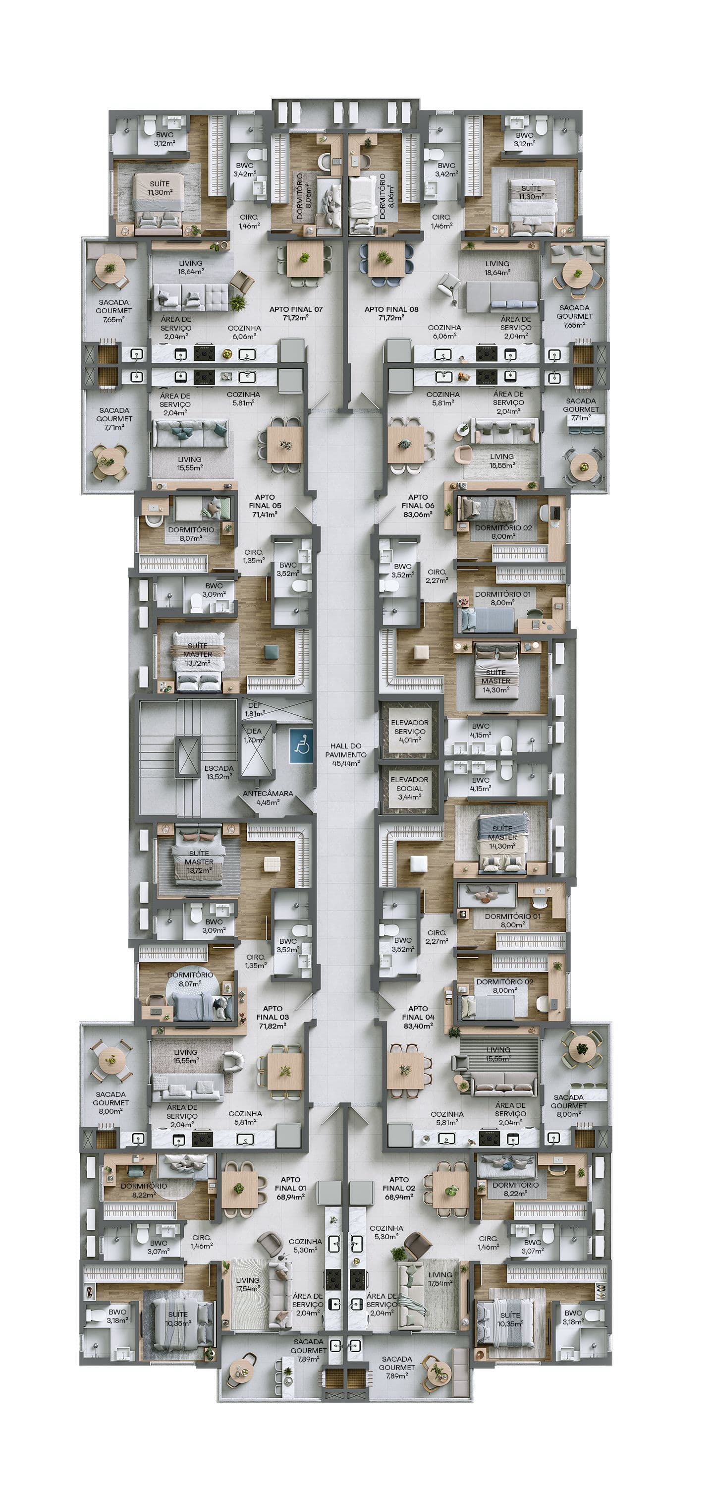 Planta 11 de Residencial Living 360