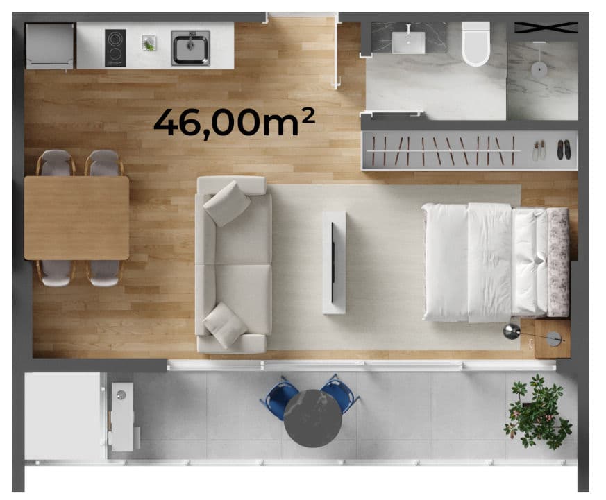 Planta 7 de Lotisa Downtown
