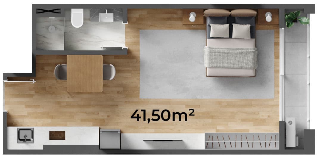 Planta 11 de Lotisa Downtown