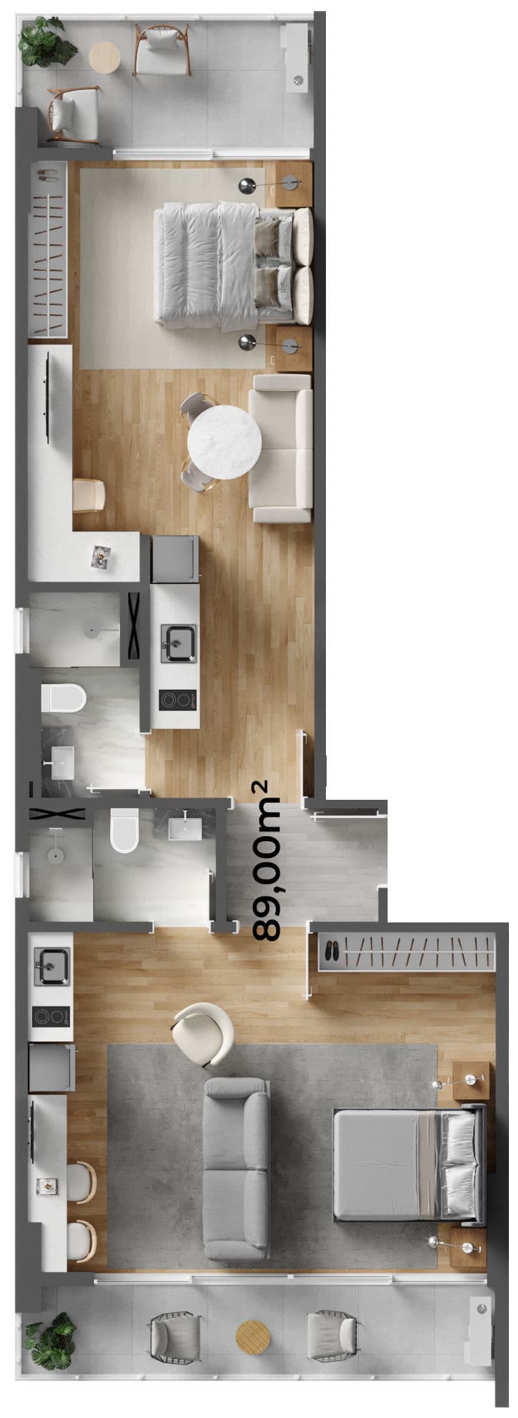 Planta 9 de Lotisa Downtown