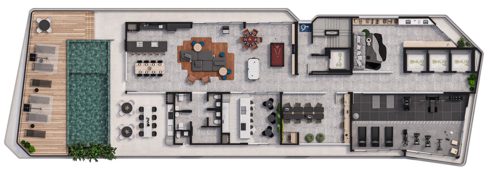 Planta 2 de HUB 45