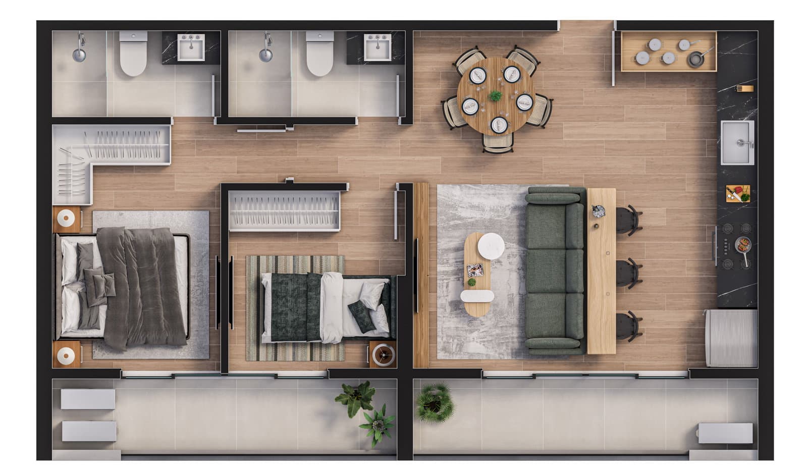 Planta 4 de HUB 45