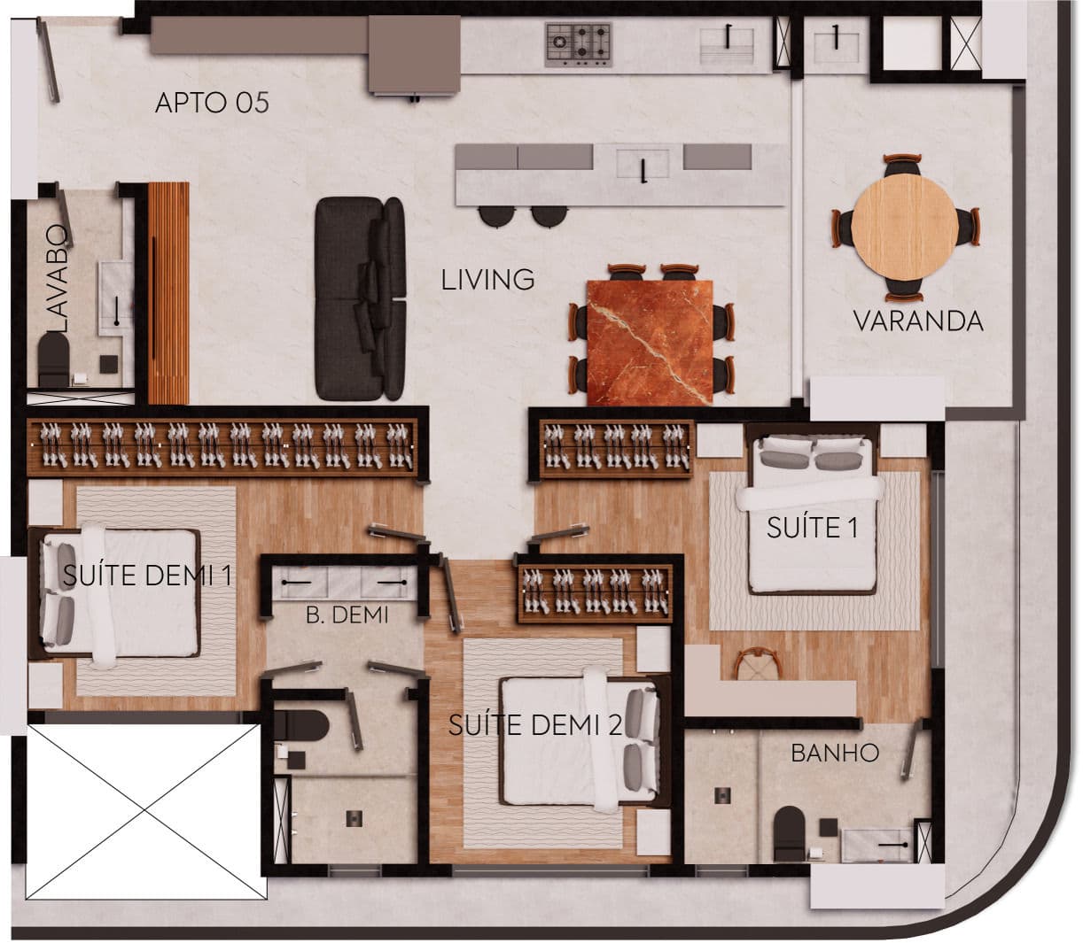 Planta 4 de Brava Green Home Club