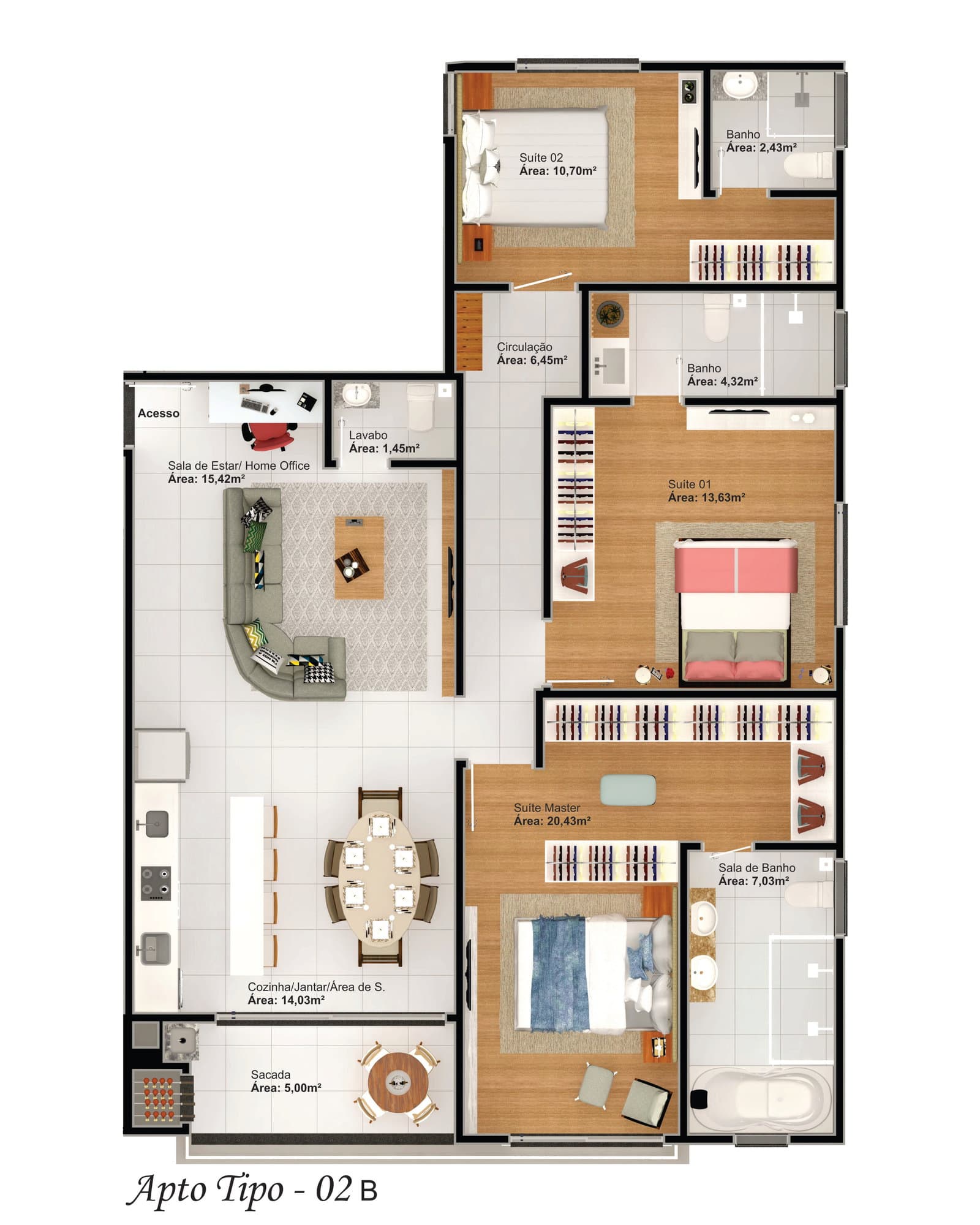Planta 2 de Genesis Residence