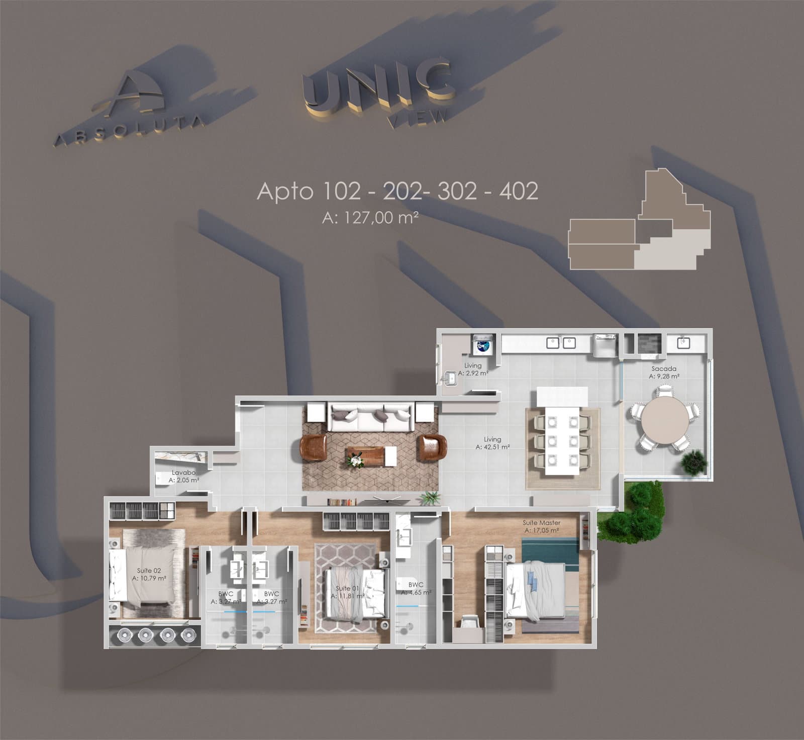 Planta 3 de Unic