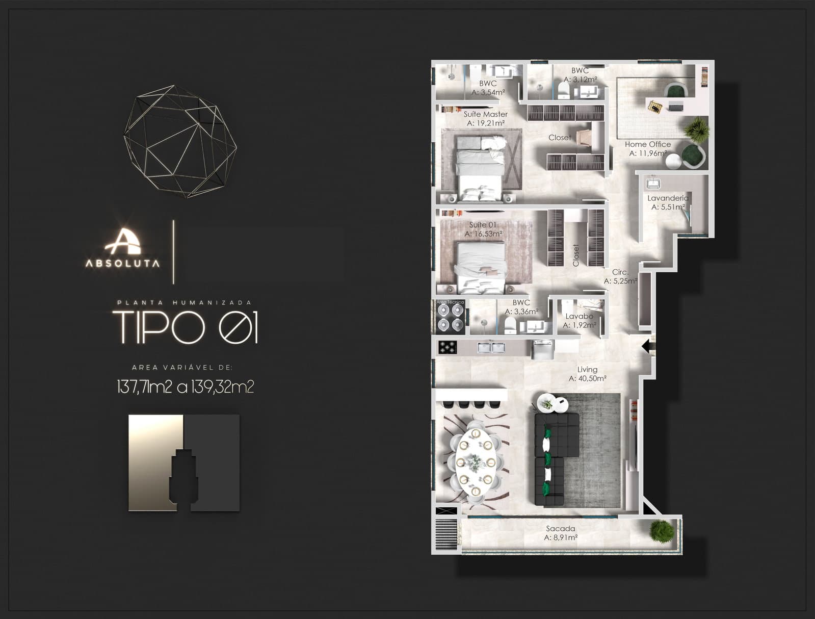 Planta 3 de Diamant Noir