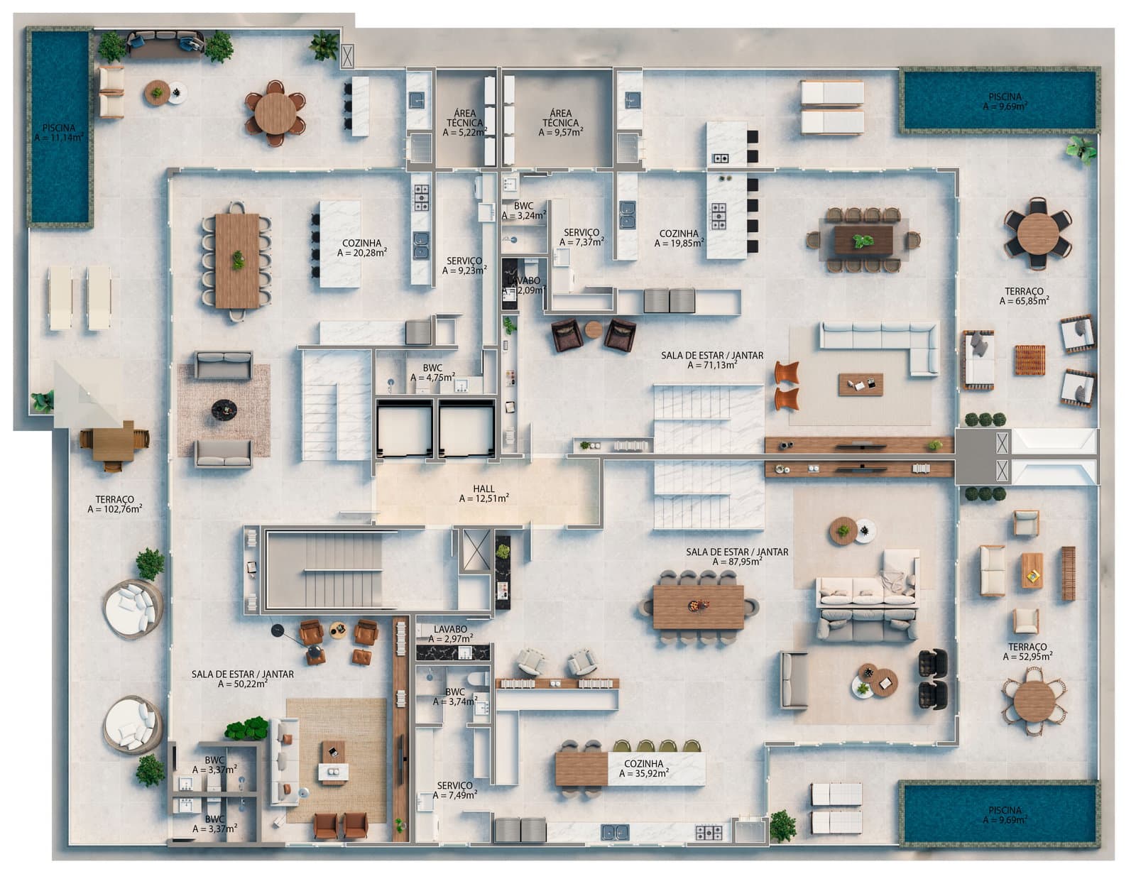 Planta 2 de Tirreno Residenziale