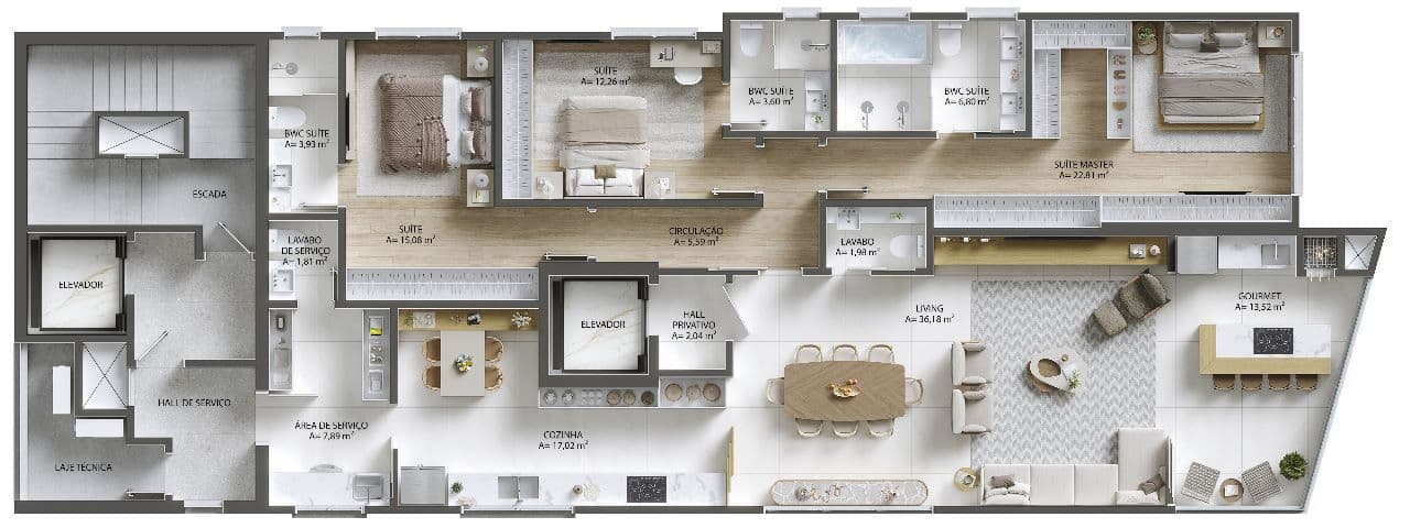 Planta 4 de Frontemare