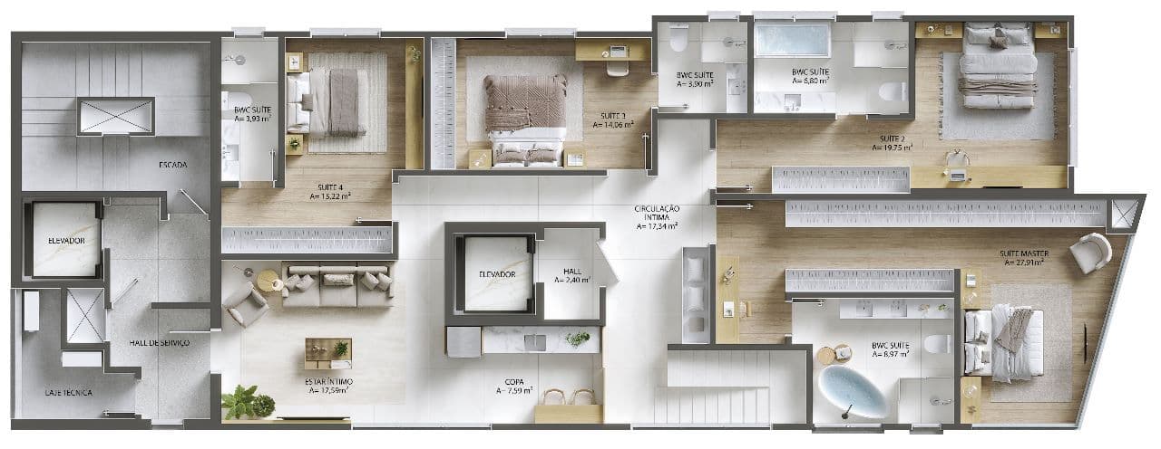Planta 6 de Frontemare