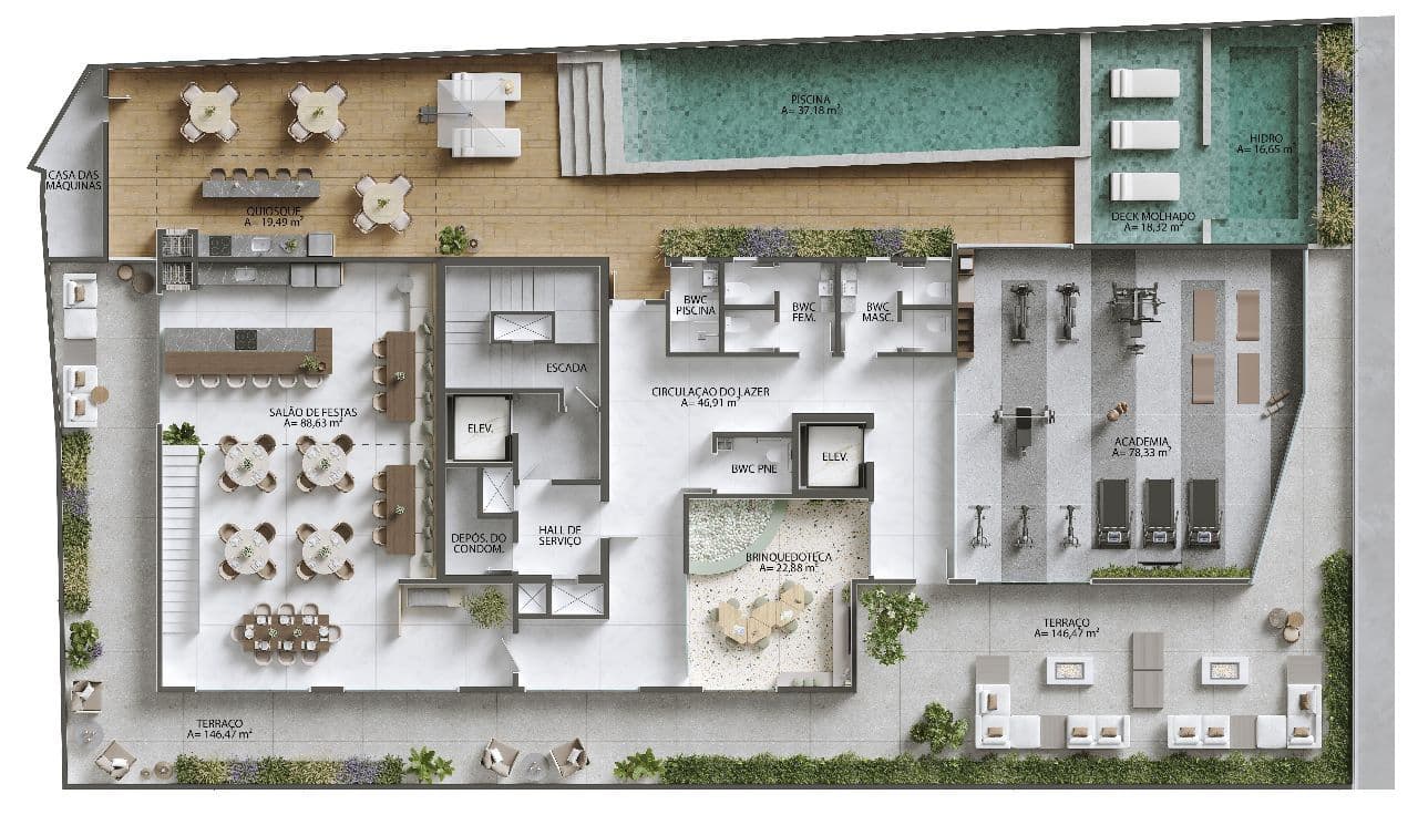 Planta 10 de Frontemare