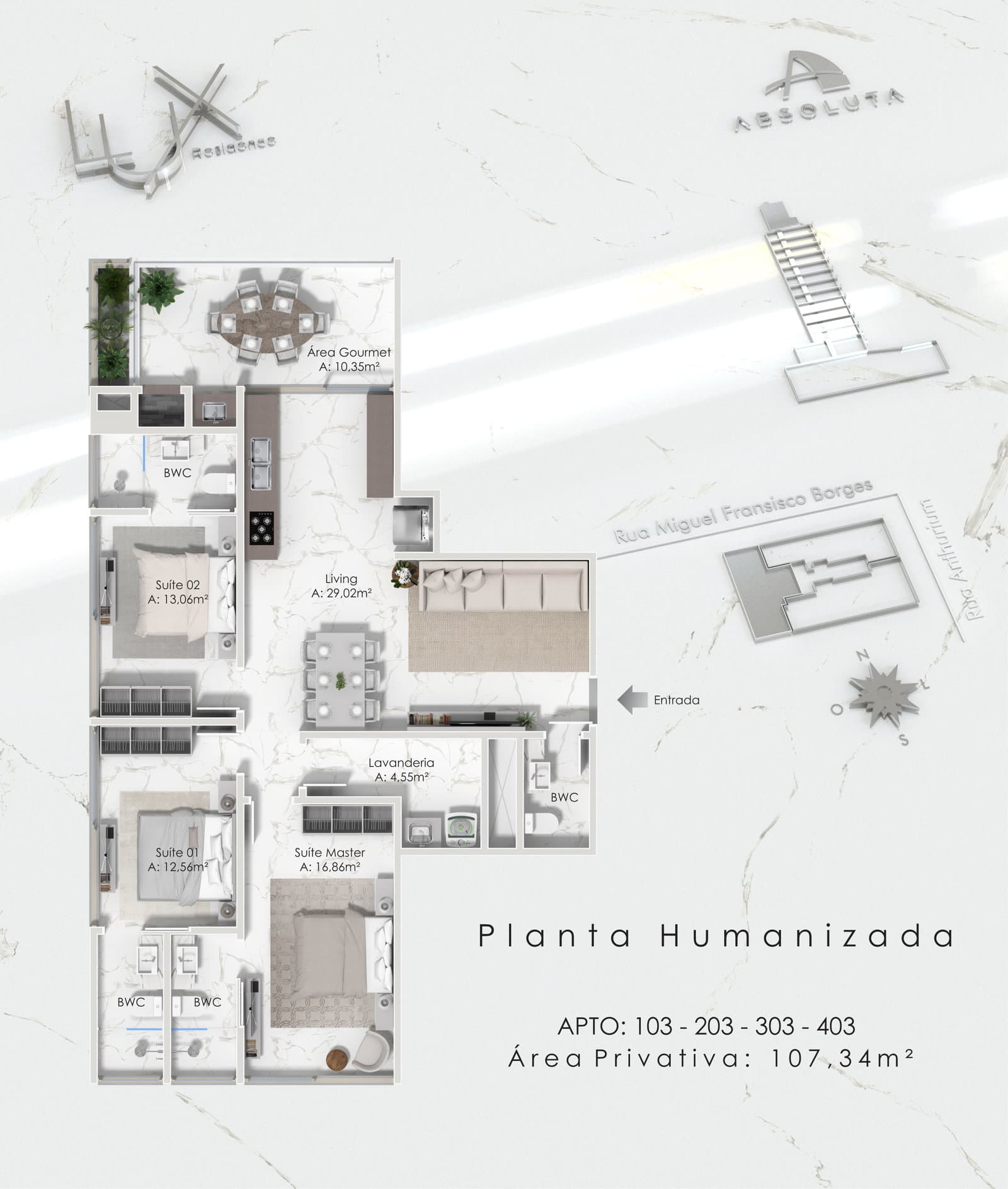 Planta 3 de Brava Lux