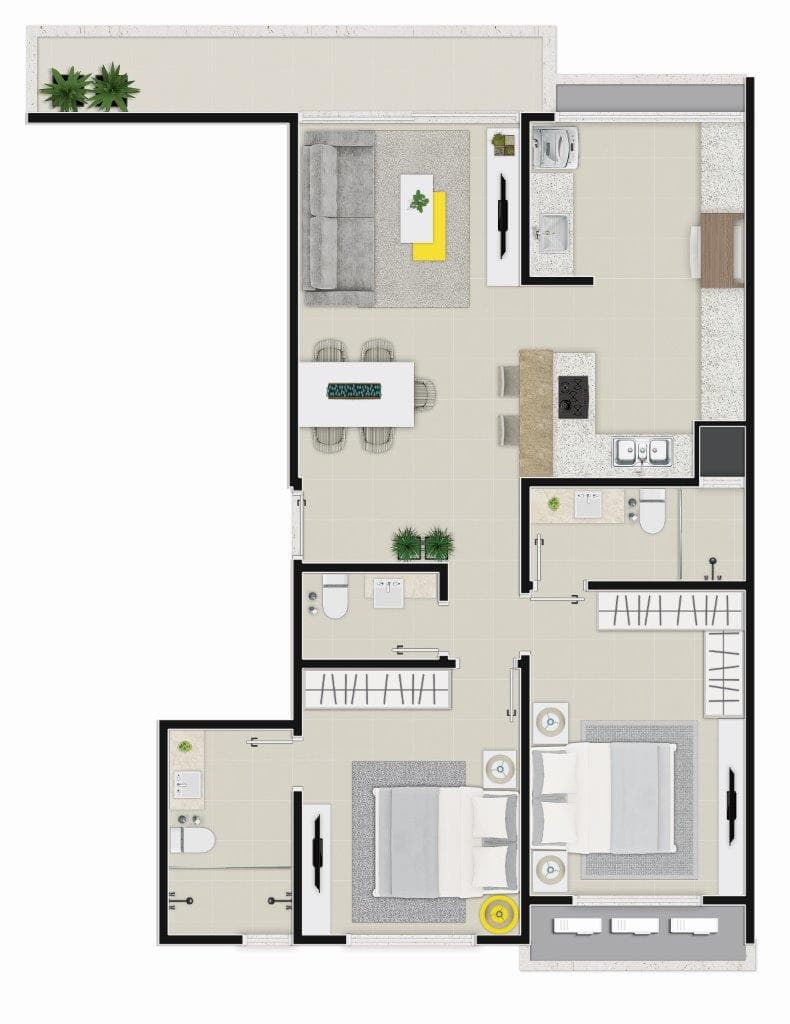 Planta 4 de Brava Arts