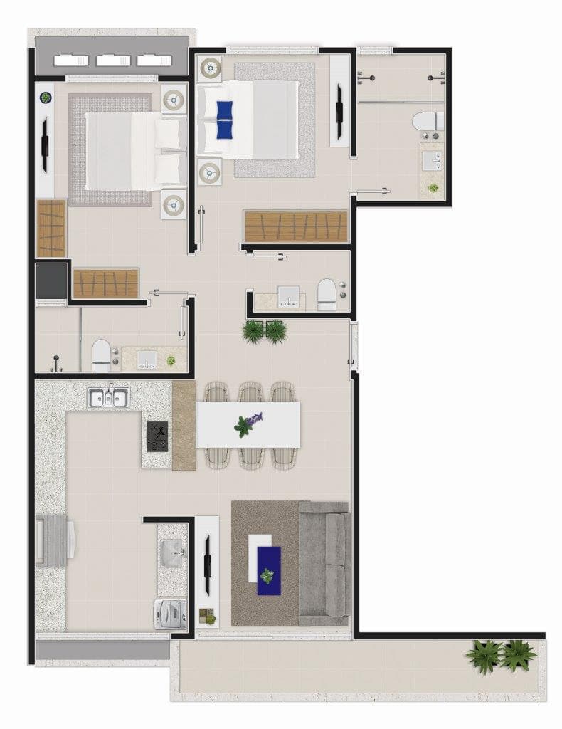 Planta 5 de Brava Arts