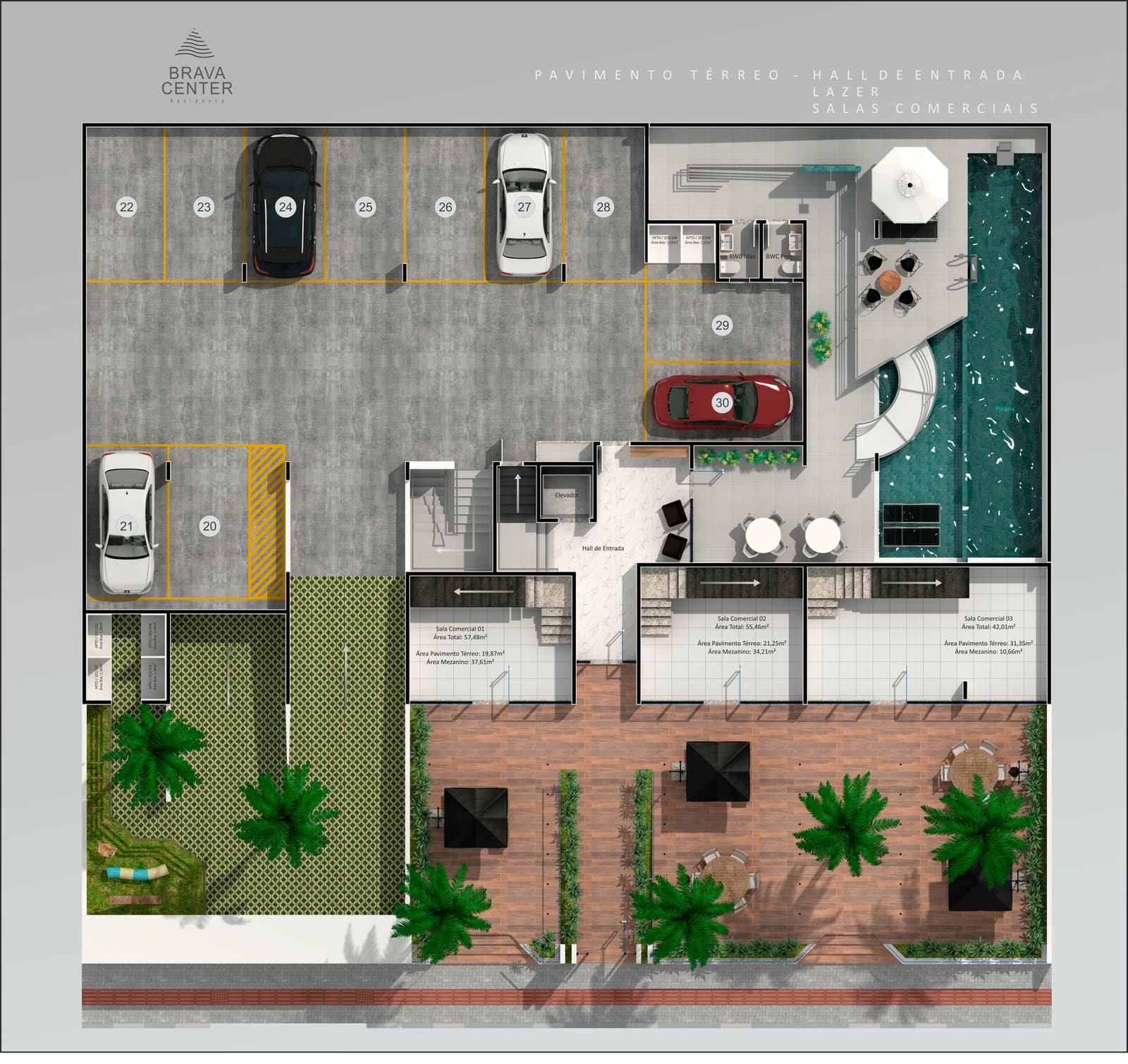 Planta 2 de Brava Center