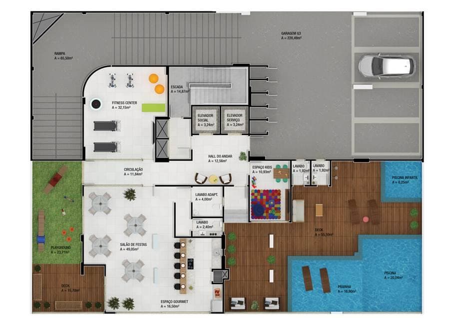Planta 1 de Vancouver Residence