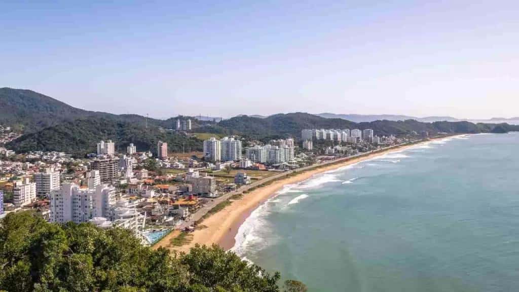 Bairro residencial em Itajaí, Santa Catarina