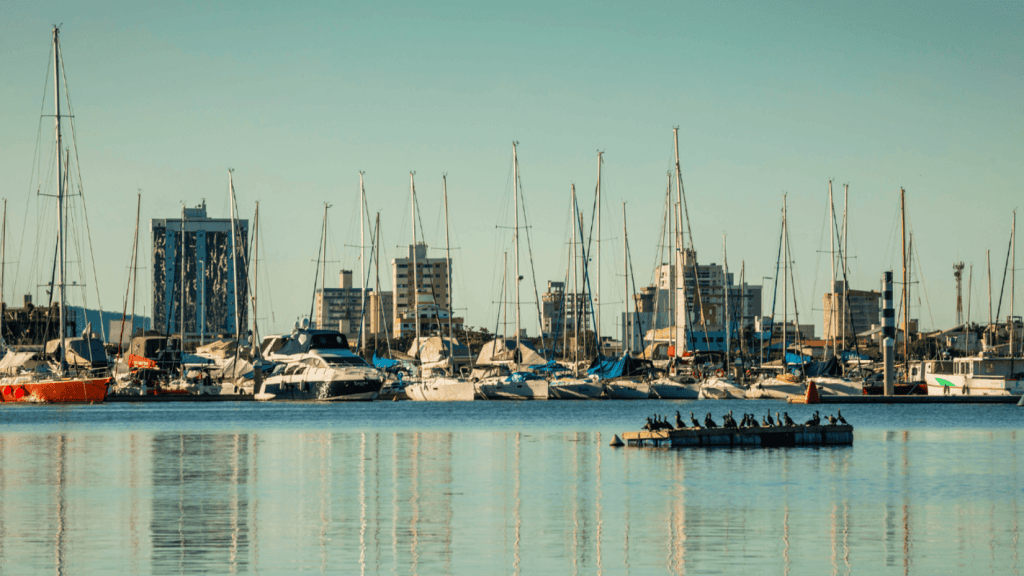 Vista do Centro de Itajaí, Santa Catarina