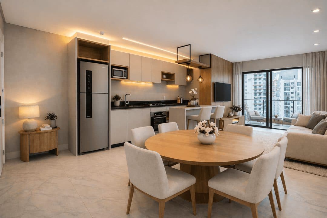 Foto 1 de Apartamento com 2 suítes à venda, 80m² - Praia Brava de Itajaí, Itajaí, SC
