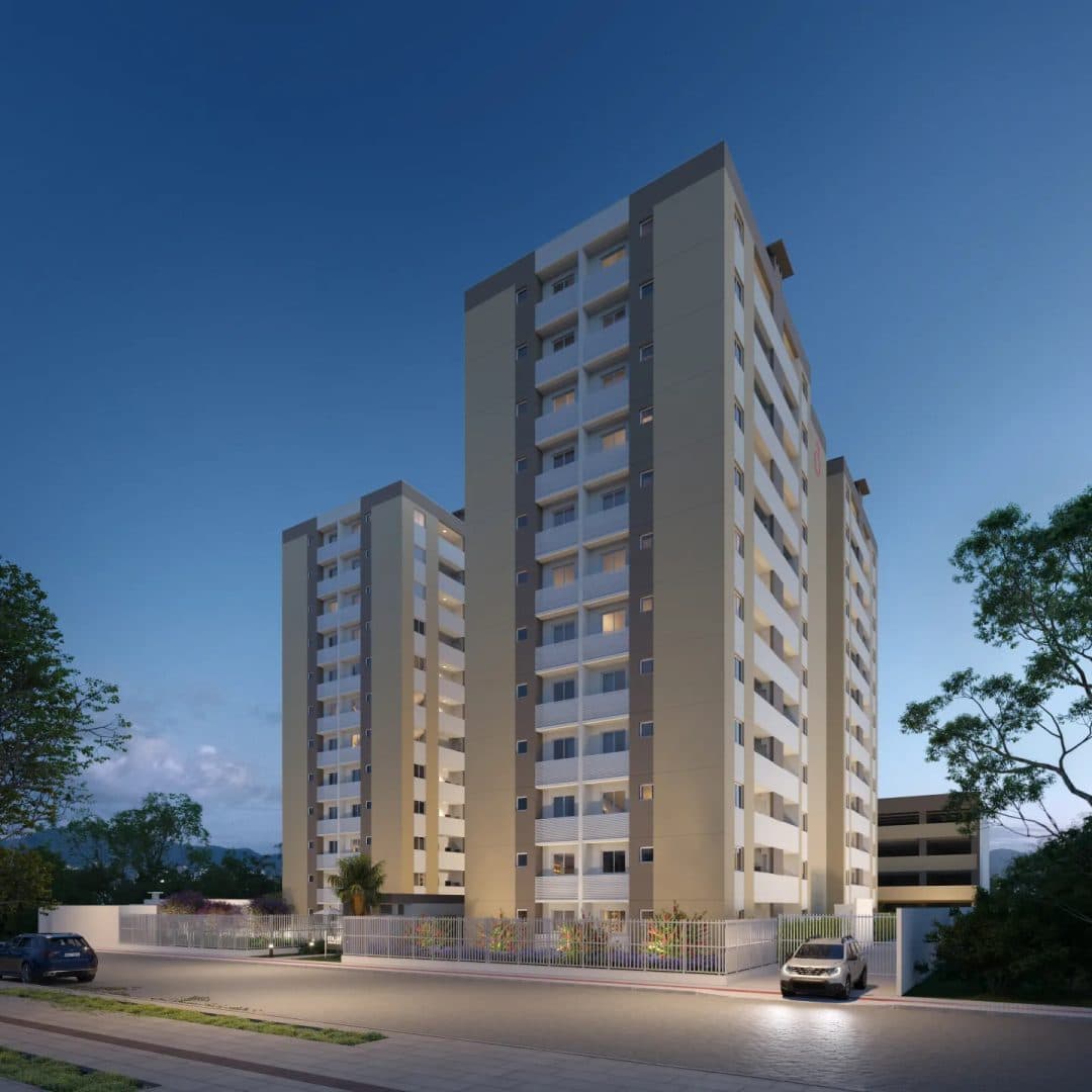 Foto 1 de Apartamento com 2 dormitórios, 51.66 m² à venda, Cordeiros, Itajaí, SC